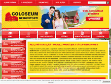 Tablet Screenshot of coloseumreality.cz